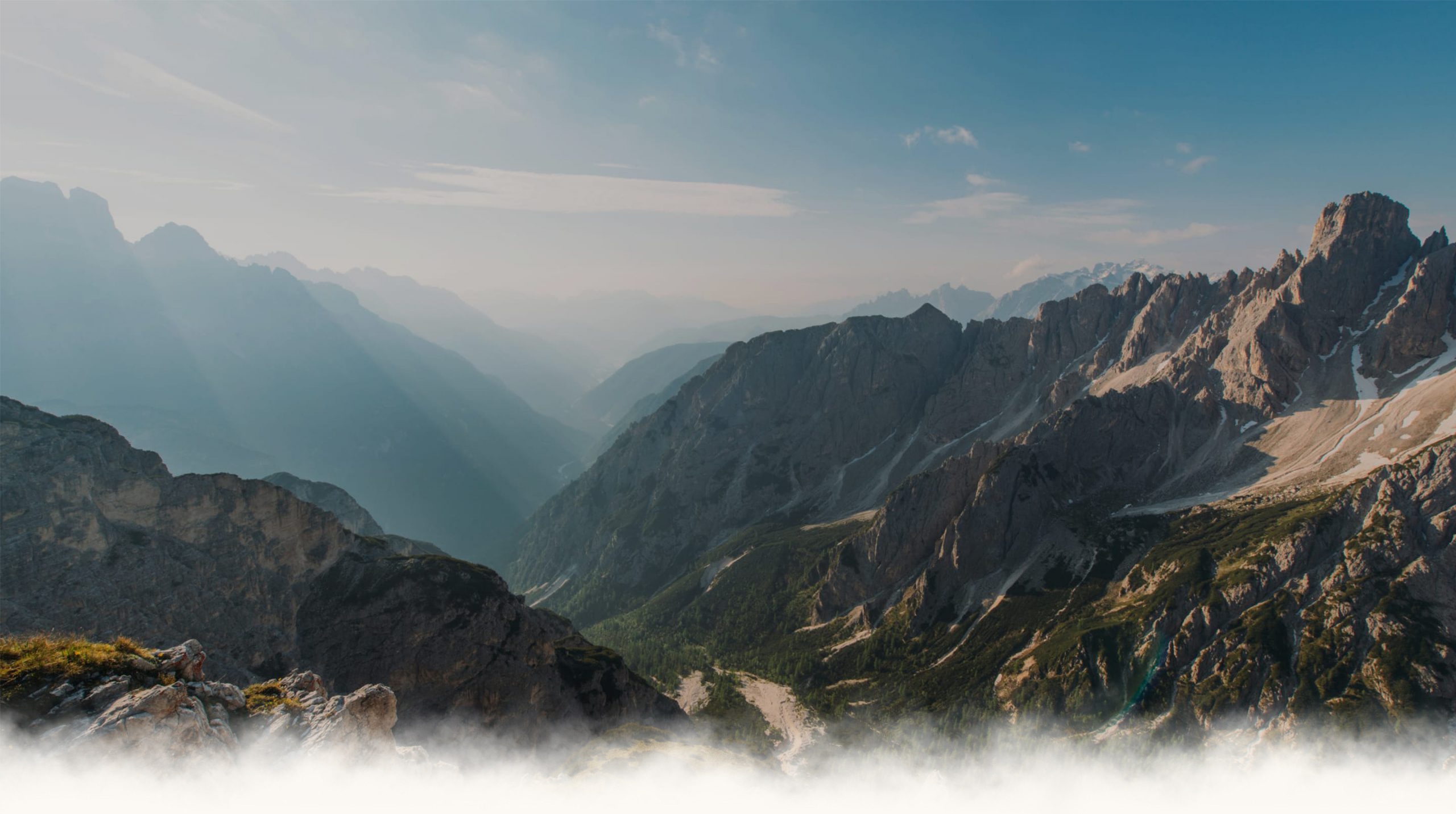 Mountains in the background